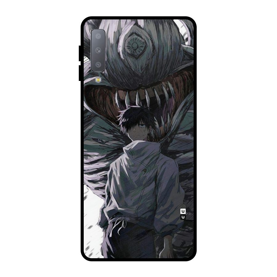 Yuta Strongest Curse User Metal Back Case for Galaxy A7 (2018)