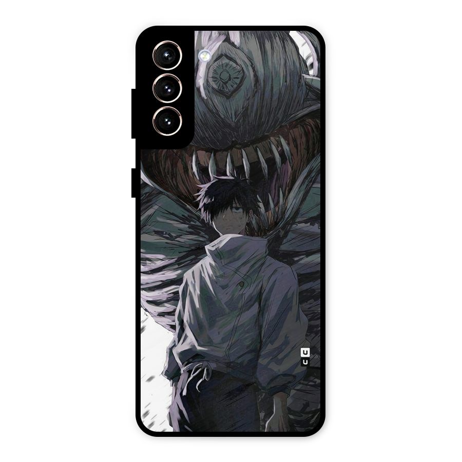 Yuta Strongest Curse User Metal Back Case for Galaxy S21 Plus