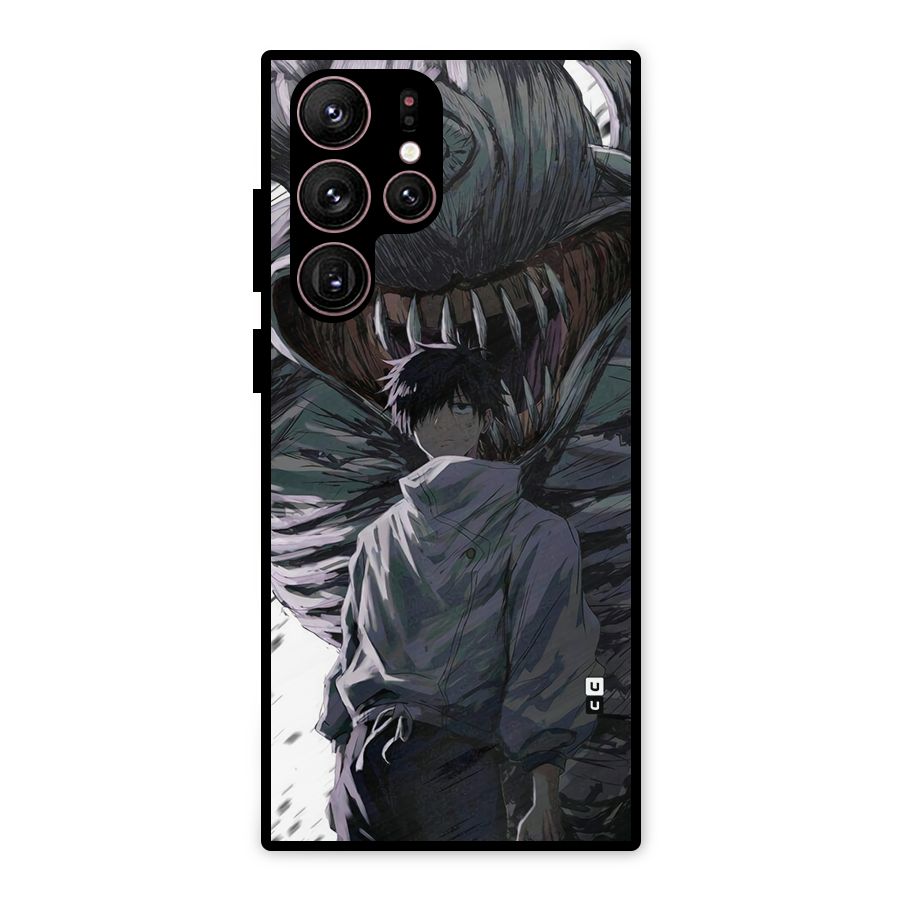 Yuta Strongest Curse User Metal Back Case for Galaxy S22 Ultra 5G
