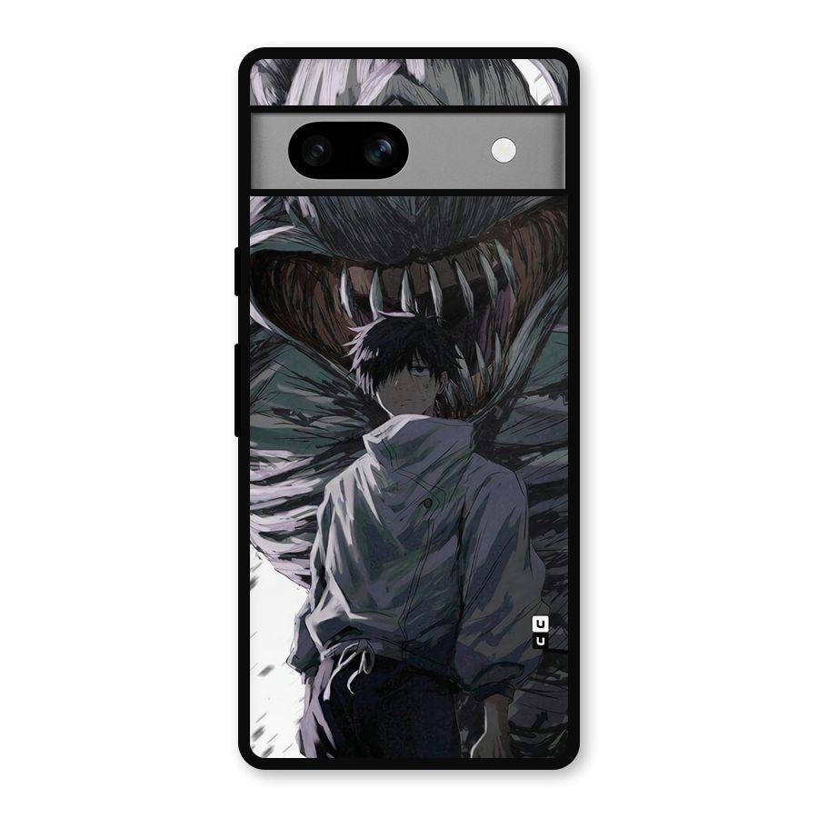 Yuta Strongest Curse User Metal Back Case for Google Pixel 7a
