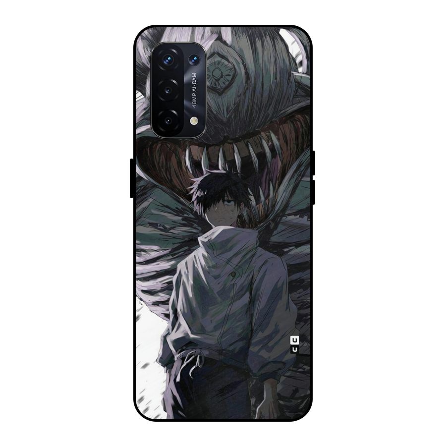 Yuta Strongest Curse User Metal Back Case for Oppo A74 5G