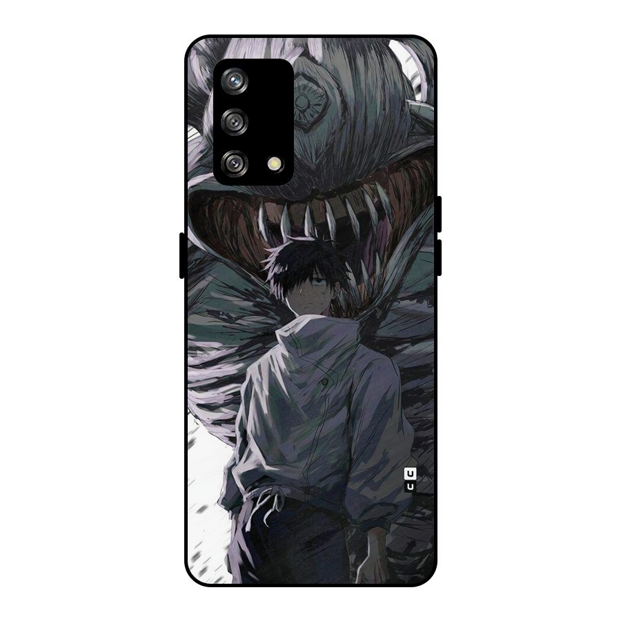 Yuta Strongest Curse User Metal Back Case for Oppo F19