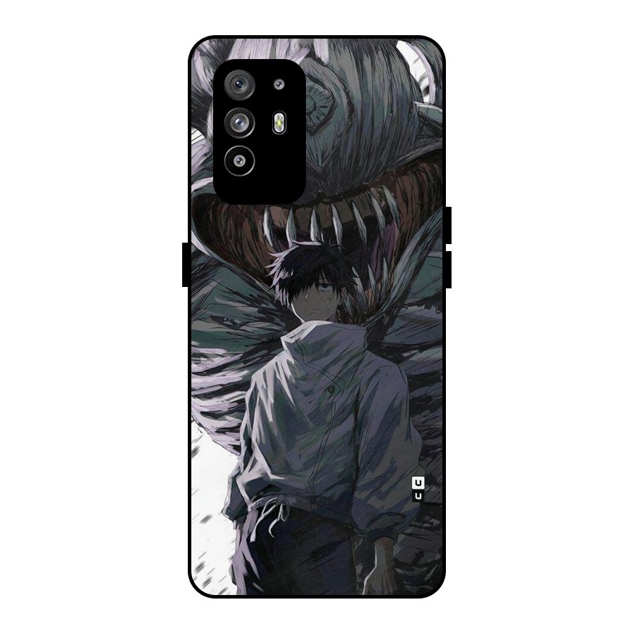 Yuta Strongest Curse User Metal Back Case for Oppo F19 Pro Plus 5G