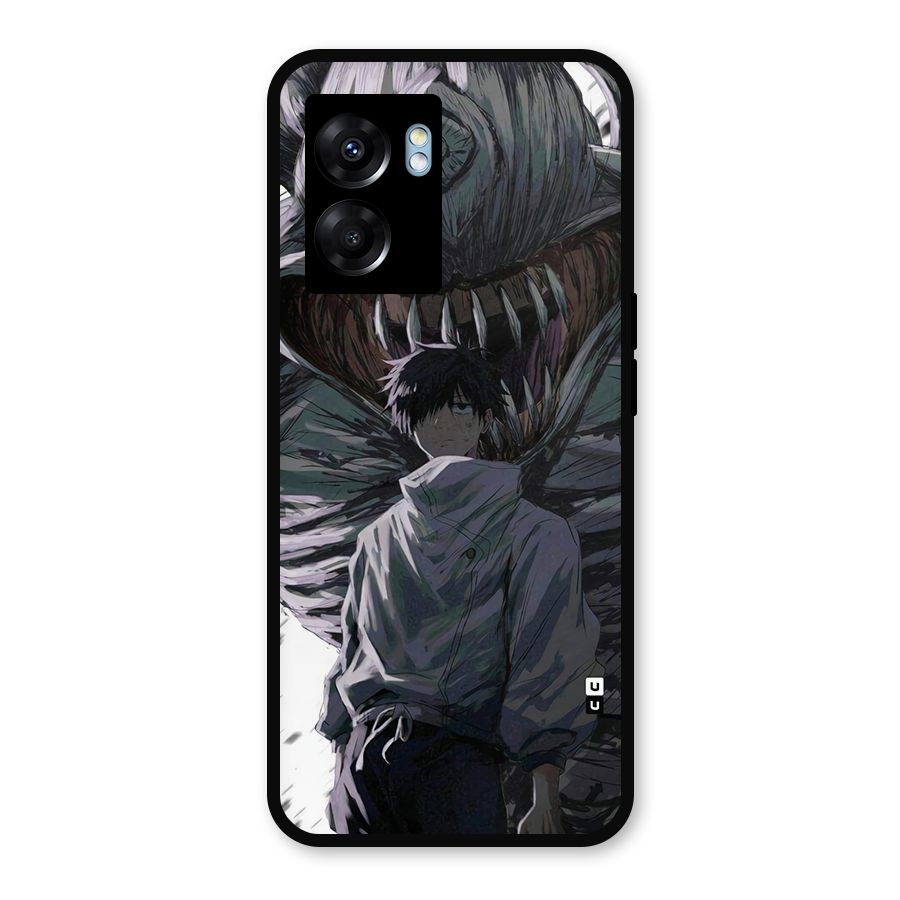 Yuta Strongest Curse User Metal Back Case for Oppo K10 (5G)