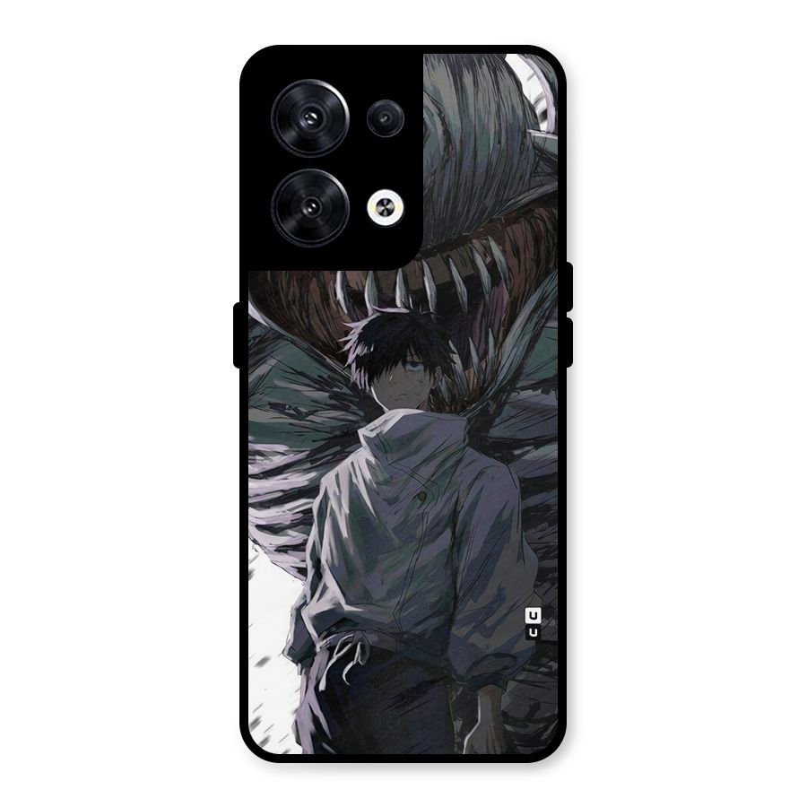 Yuta Strongest Curse User Metal Back Case for Oppo Reno8 5G