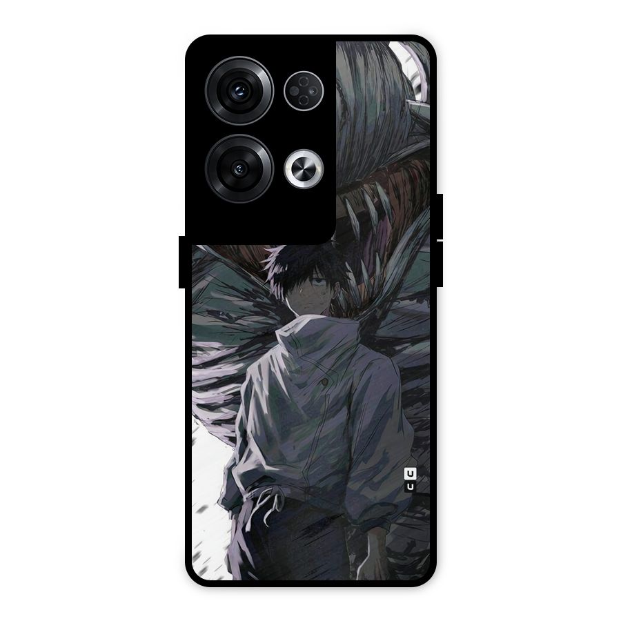 Yuta Strongest Curse User Metal Back Case for Oppo Reno8 Pro 5G