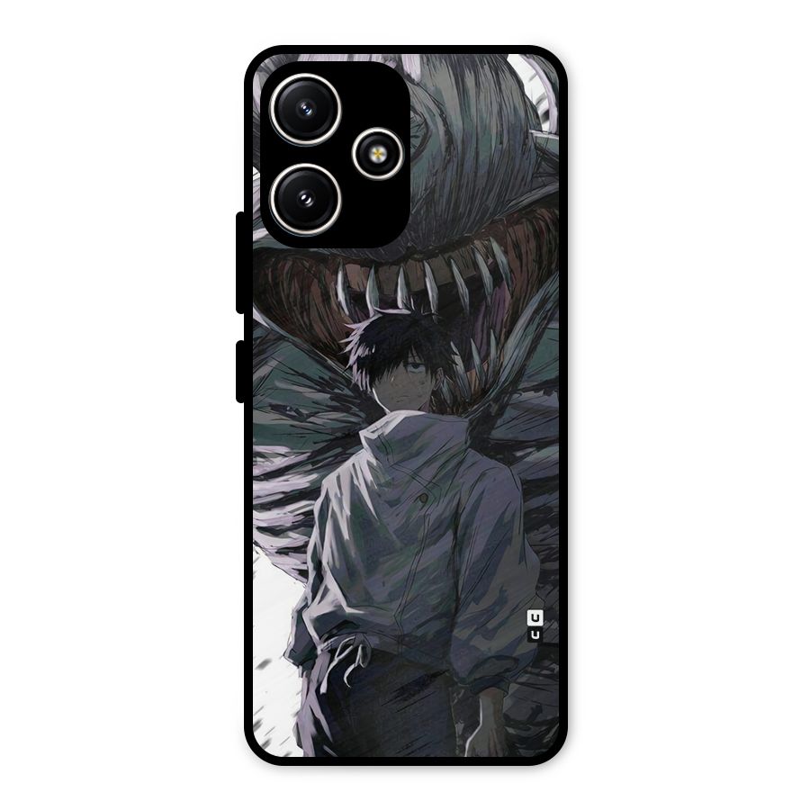 Yuta Strongest Curse User Metal Back Case for Poco M6 Pro