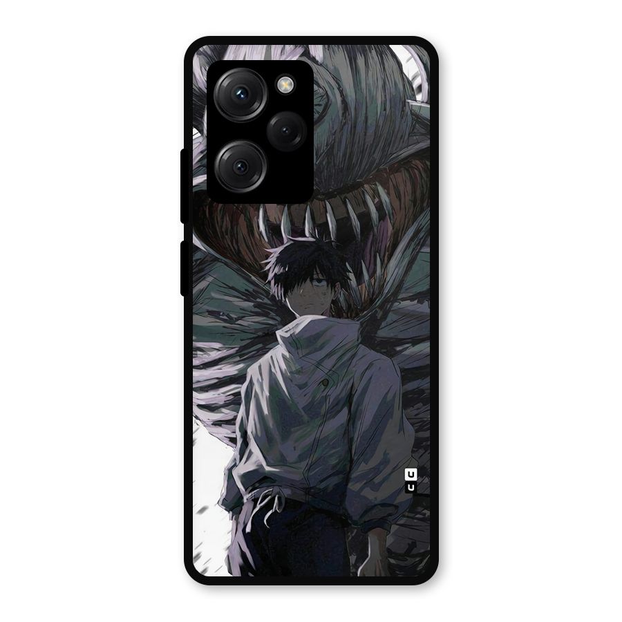 Yuta Strongest Curse User Metal Back Case for Poco X5 Pro