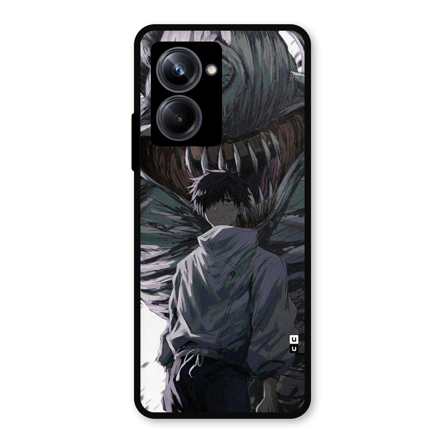 Yuta Strongest Curse User Metal Back Case for Realme 10 Pro