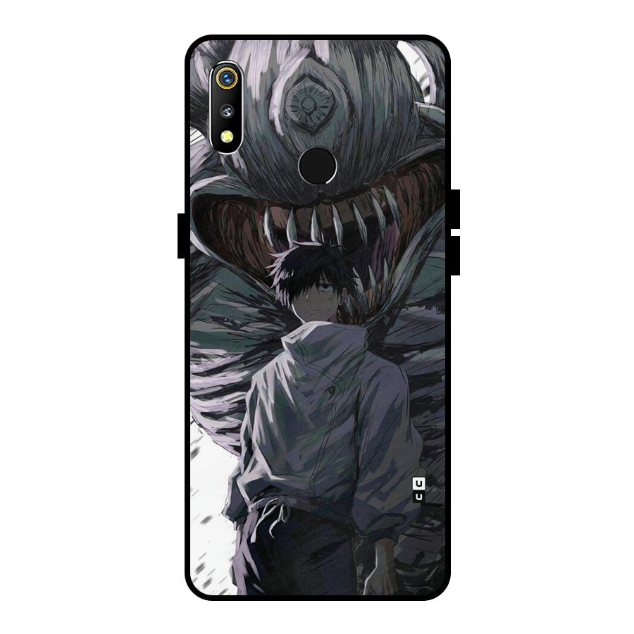 Yuta Strongest Curse User Metal Back Case for Realme 3i