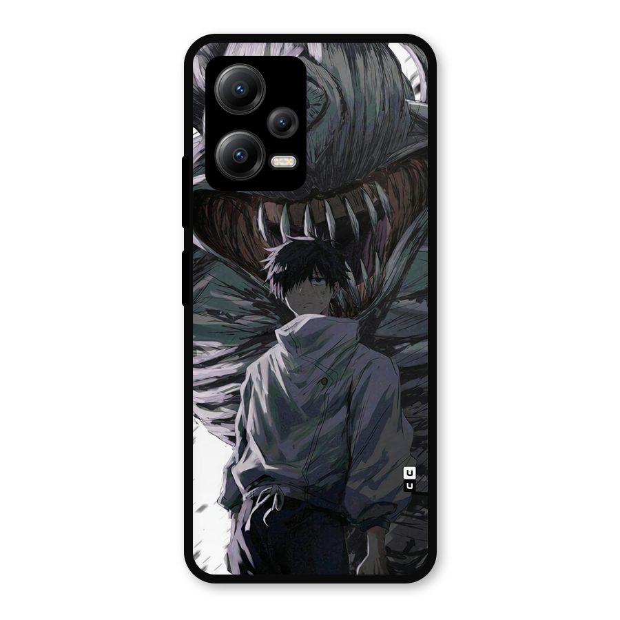 Yuta Strongest Curse User Metal Back Case for Redmi Note 12 5G