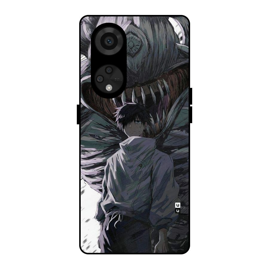 Yuta Strongest Curse User Metal Back Case for Reno8 T 5G