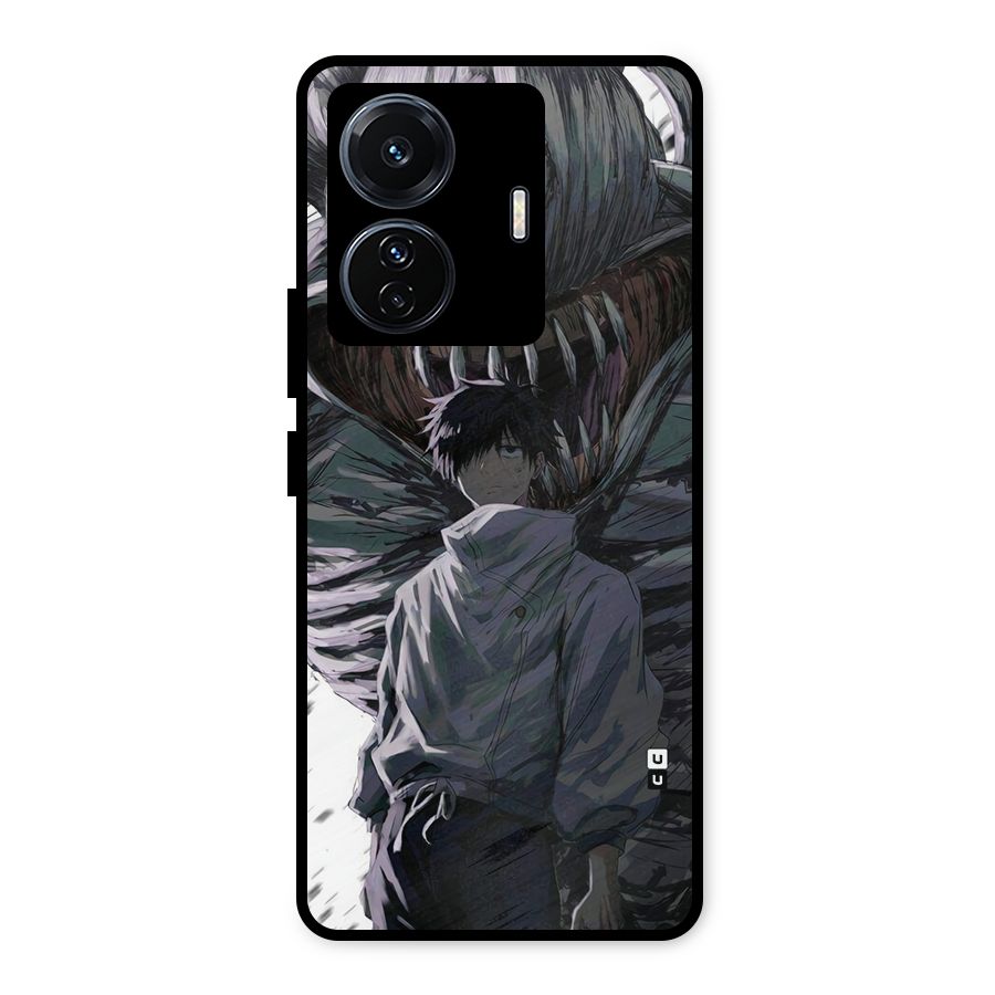 Yuta Strongest Curse User Metal Back Case for Vivo T1 Pro