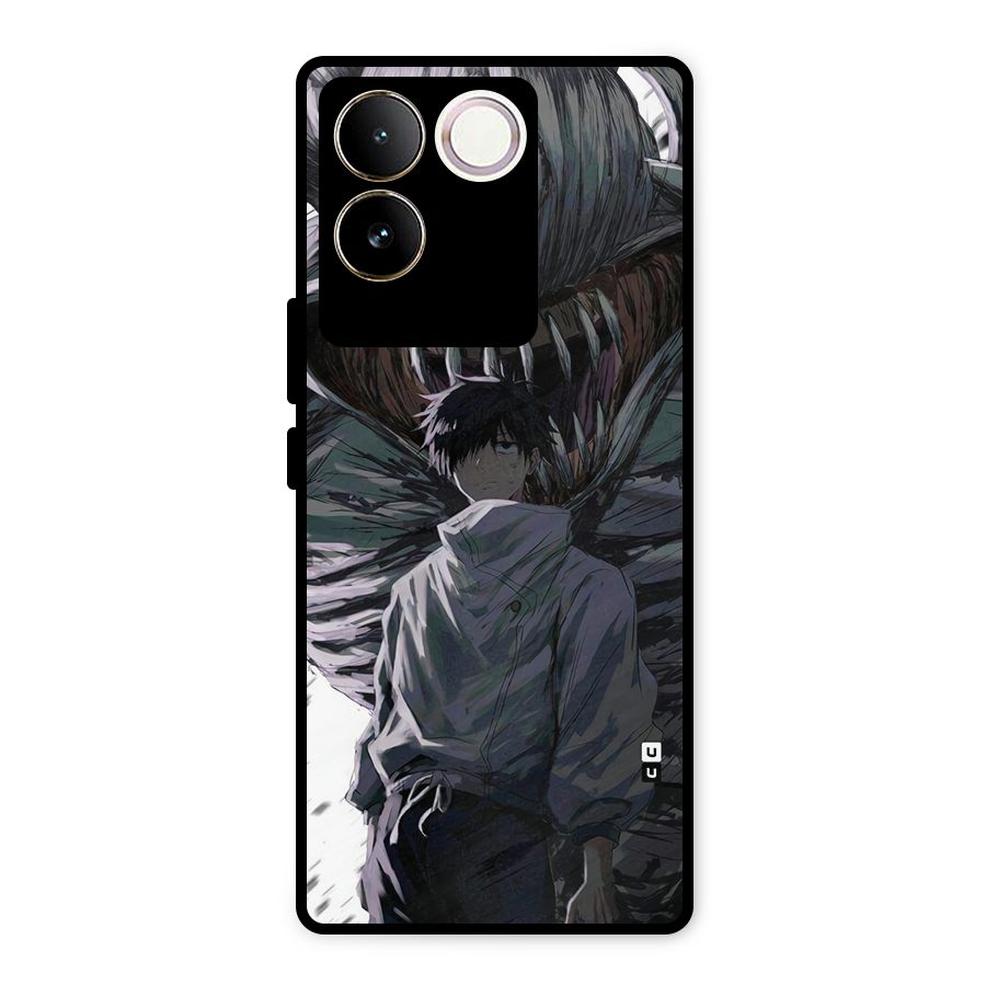 Yuta Strongest Curse User Metal Back Case for Vivo T2 Pro