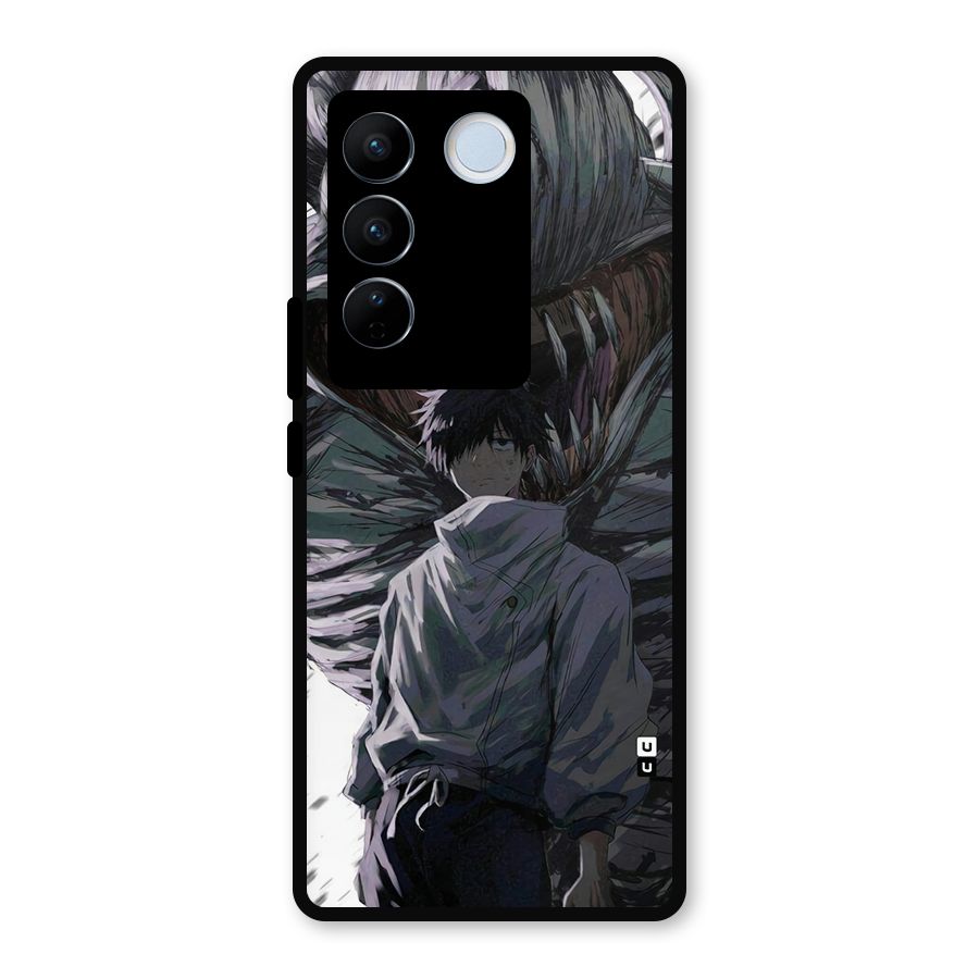 Yuta Strongest Curse User Metal Back Case for Vivo V27