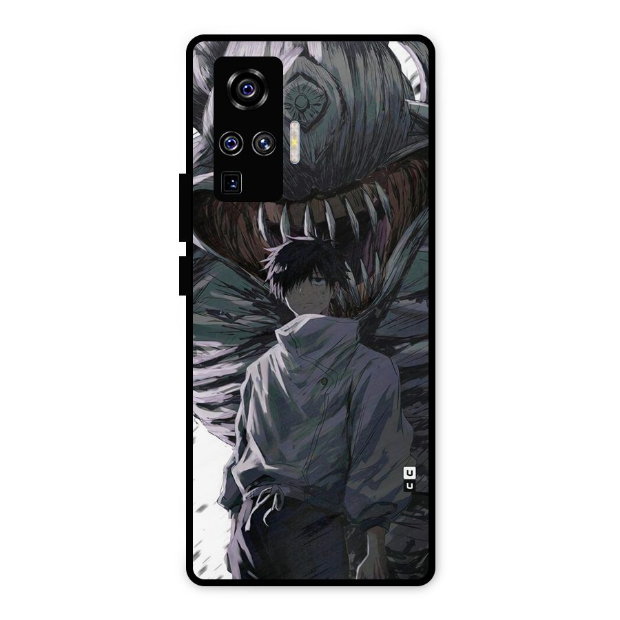 Yuta Strongest Curse User Metal Back Case for Vivo X50 Pro