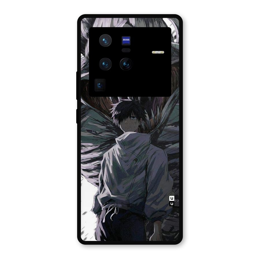 Yuta Strongest Curse User Metal Back Case for Vivo X80 Pro
