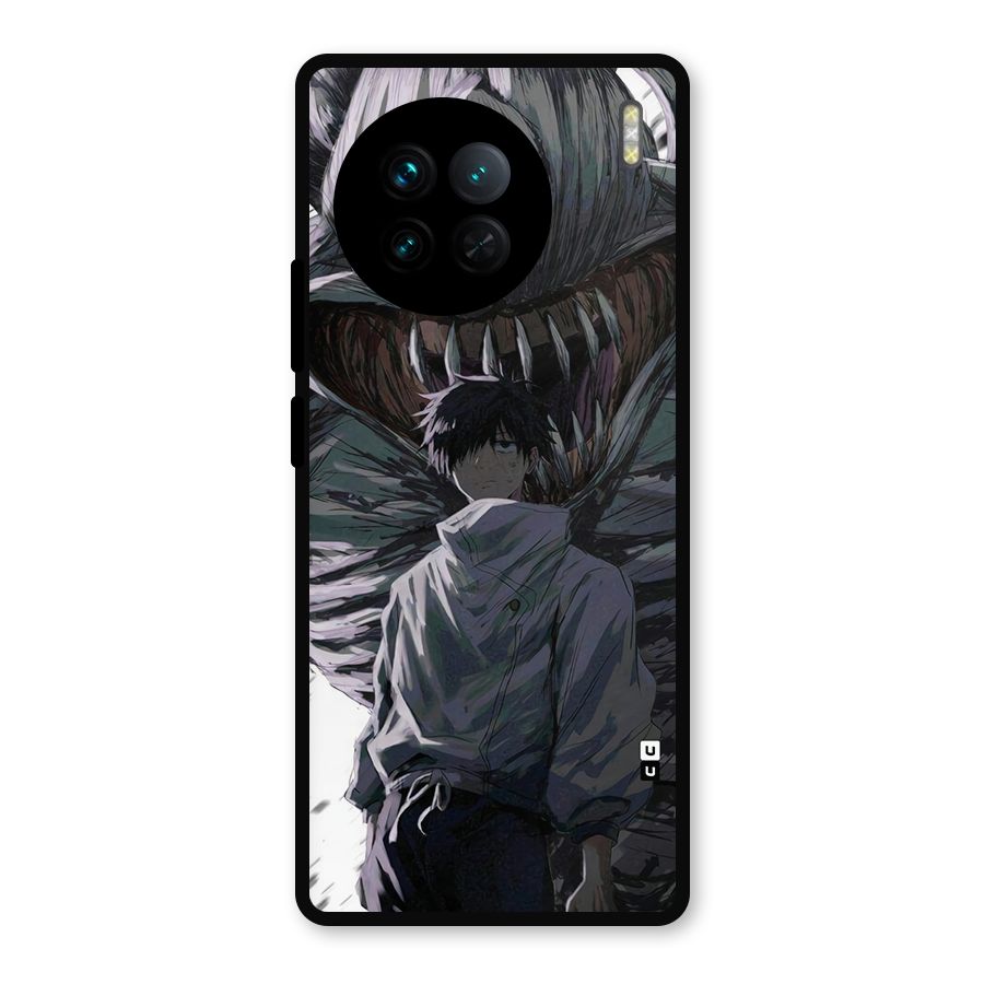 Yuta Strongest Curse User Metal Back Case for Vivo X90