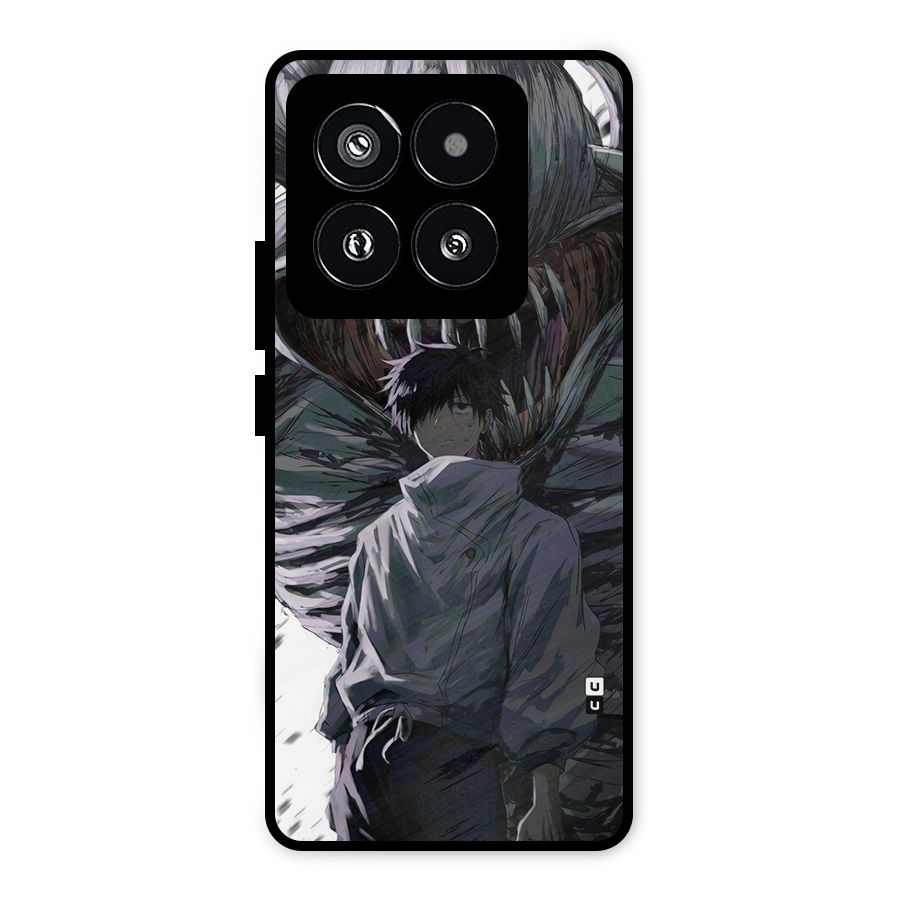 Yuta Strongest Curse User Metal Back Case for Xiaomi 14 Pro