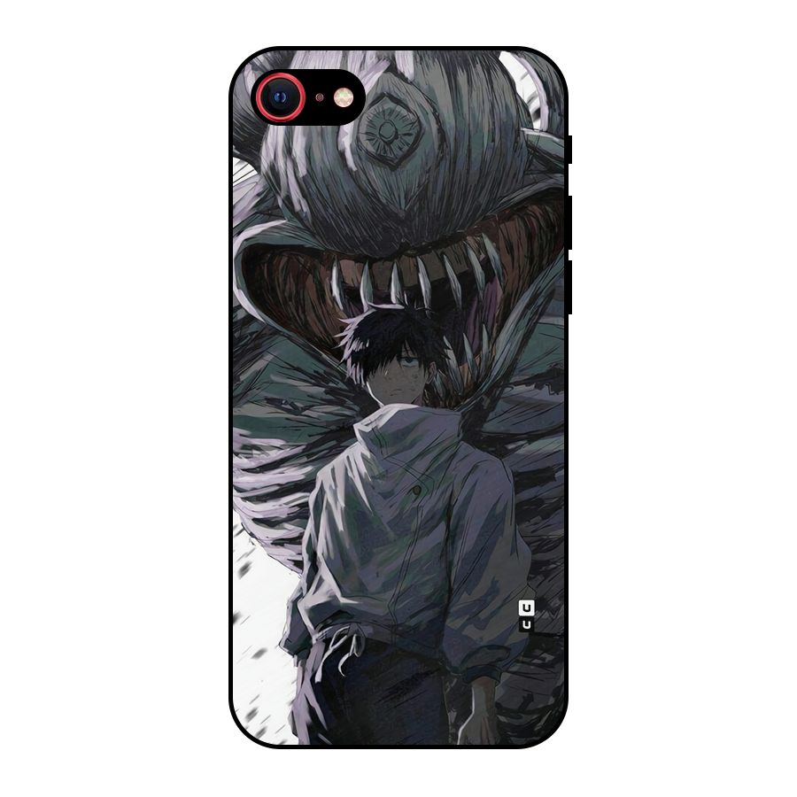 Yuta Strongest Curse User Metal Back Case for iPhone SE 2020