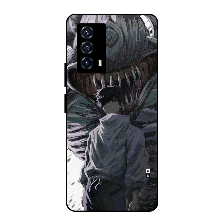 Yuta Strongest Curse User Metal Back Case for iQOO Z5