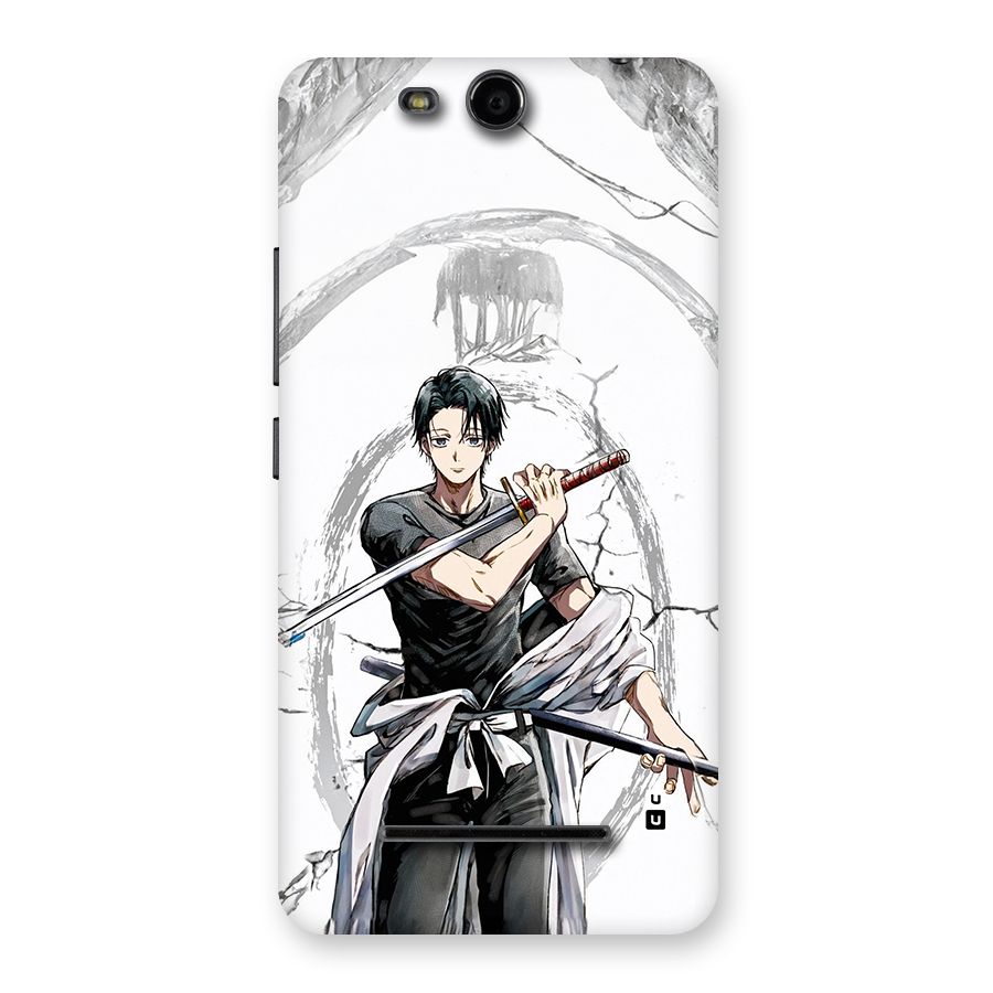 Yuta With Katana Back Case for Canvas Juice 3 Q392
