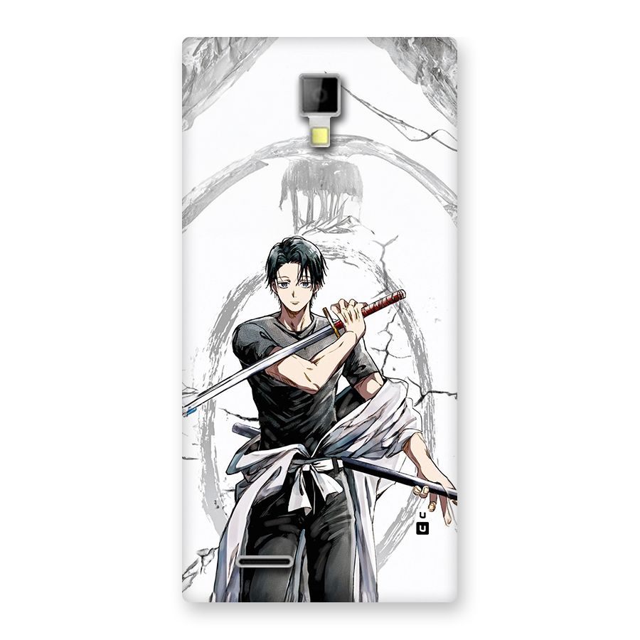 Yuta With Katana Back Case for Canvas Xpress A99