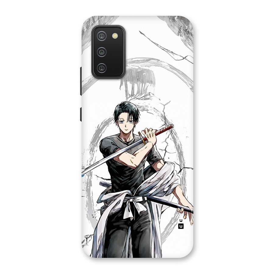 Yuta With Katana Back Case for Galaxy M02s
