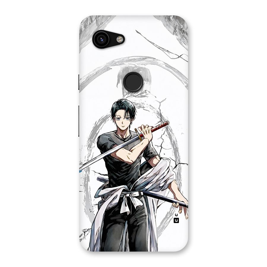 Yuta With Katana Back Case for Google Pixel 3a