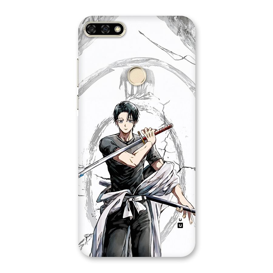 Yuta With Katana Back Case for Honor 7A