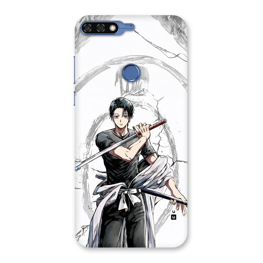 Yuta With Katana Back Case for Honor 7C
