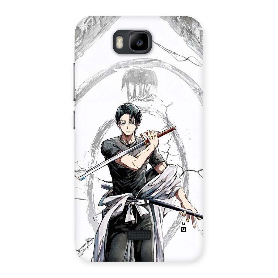 Yuta With Katana Back Case for Honor Bee