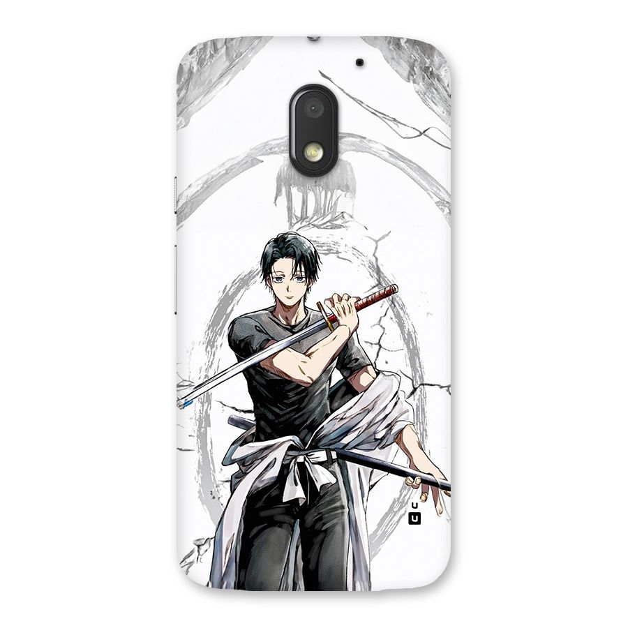 Yuta With Katana Back Case for Moto E3 Power