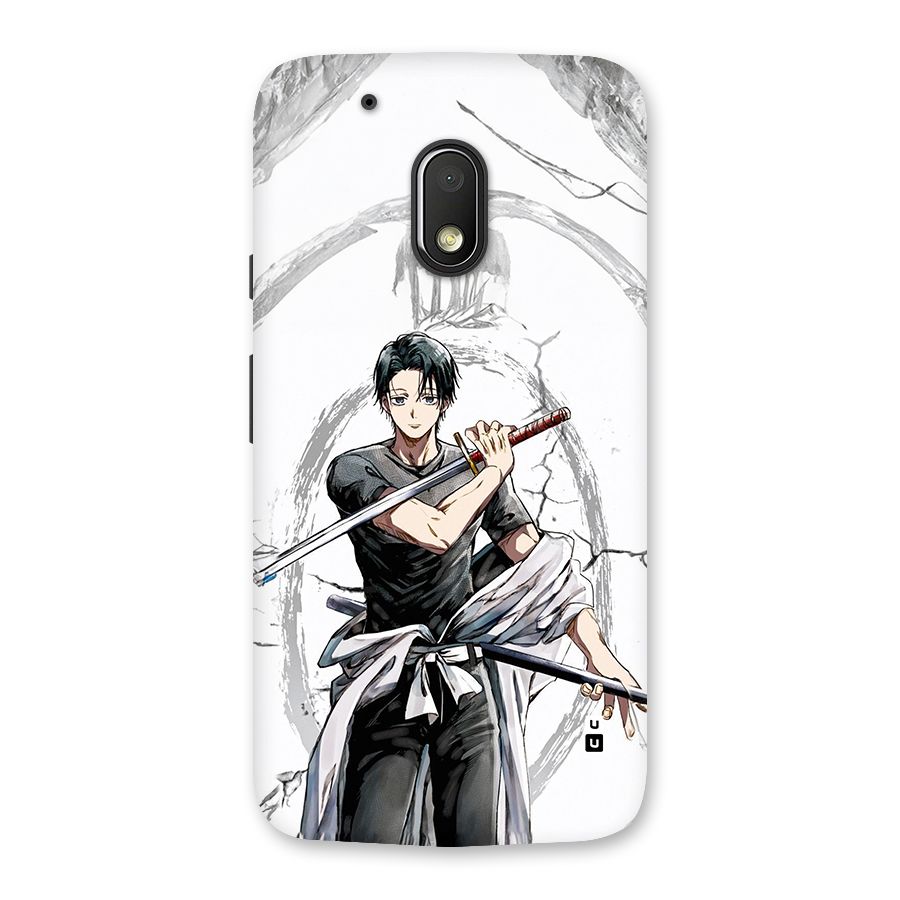 Yuta With Katana Back Case for Moto G4 Play