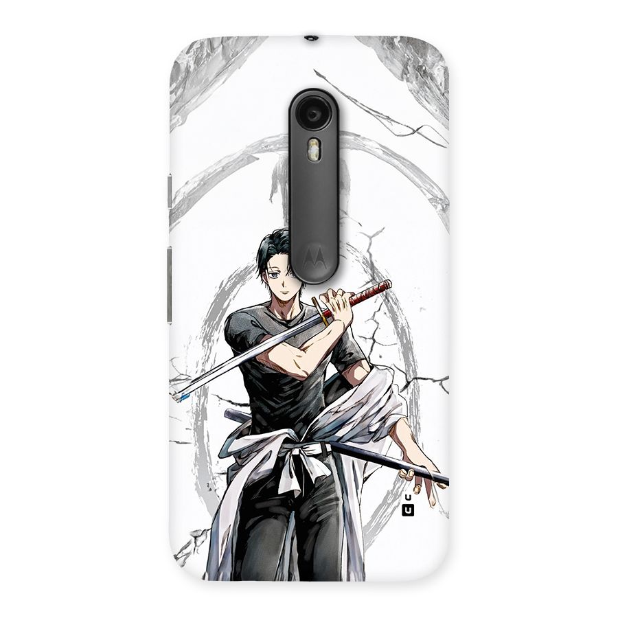 Yuta With Katana Back Case for Moto G Turbo