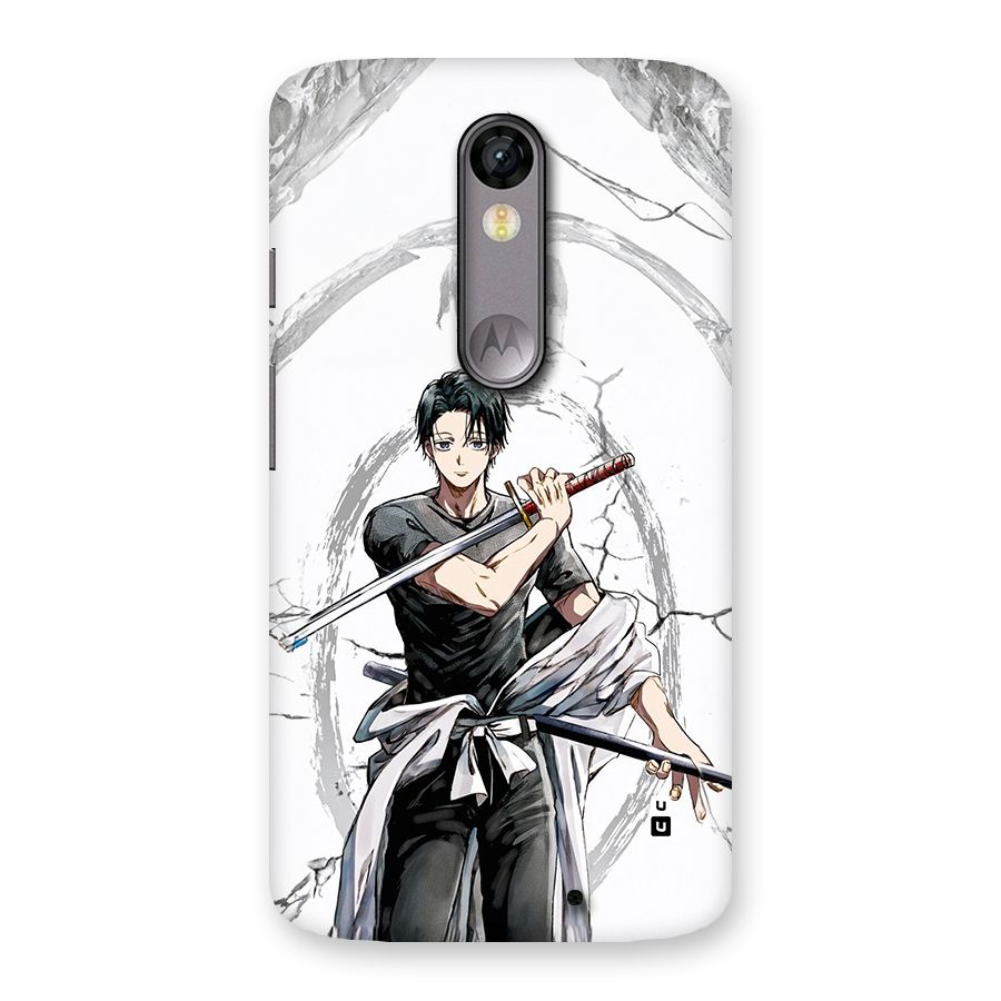 Yuta With Katana Back Case for Moto X Force