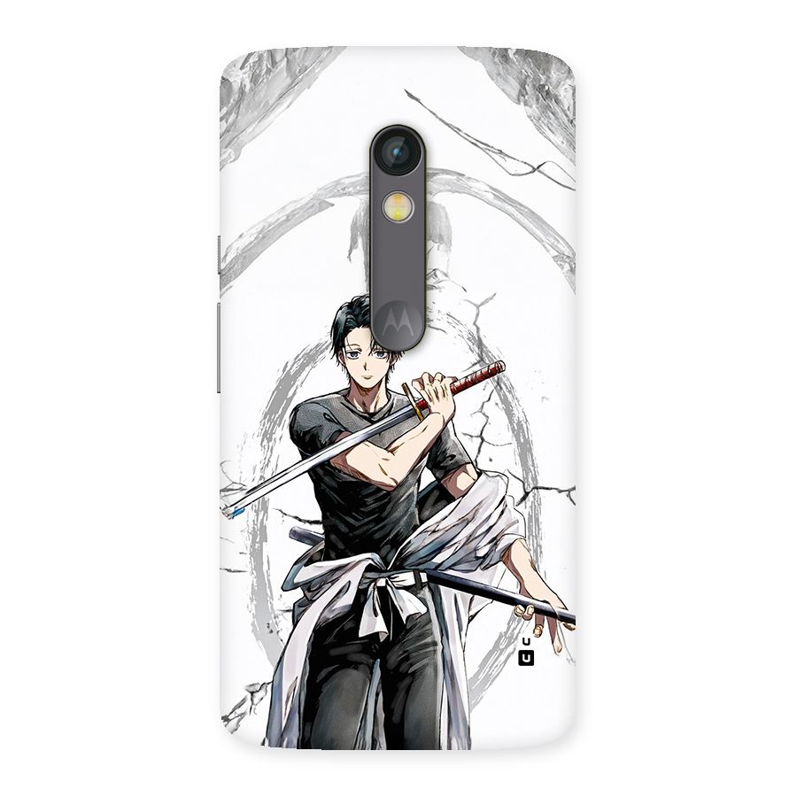 Yuta With Katana Back Case for Moto X Play