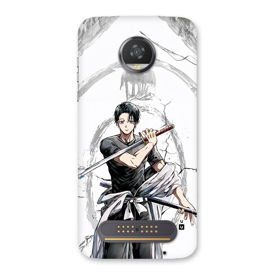 Yuta With Katana Back Case for Moto Z2 Play