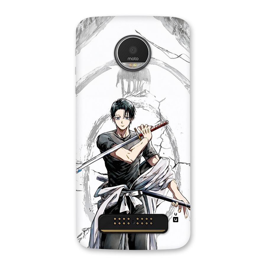 Yuta With Katana Back Case for Moto Z Play