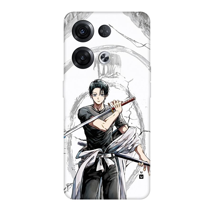 Yuta With Katana Back Case for Oppo Reno8 Pro 5G