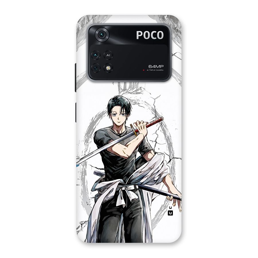 Yuta With Katana Back Case for Poco M4 Pro 4G