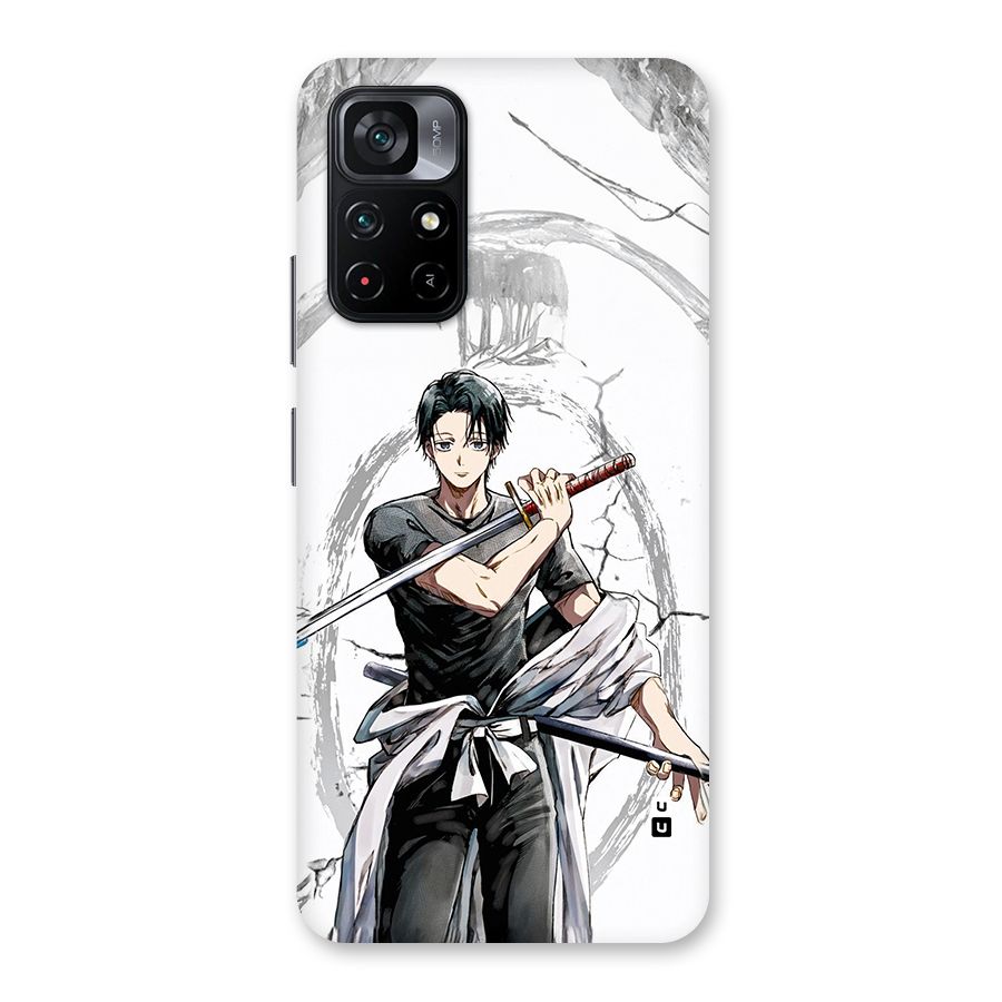 Yuta With Katana Back Case for Poco M4 Pro 5G