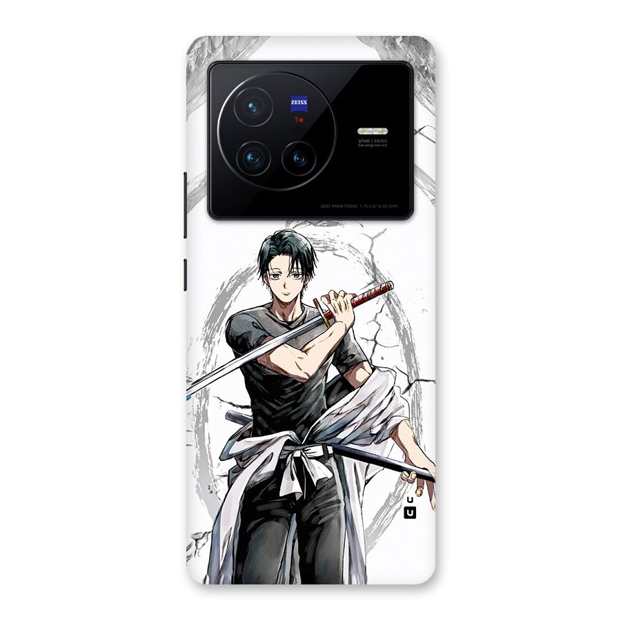Yuta With Katana Back Case for Vivo X80