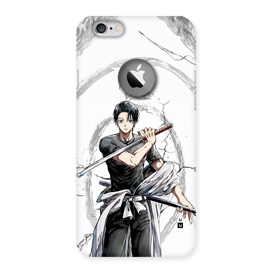 Yuta With Katana Back Case for iPhone 6 Logo Cut