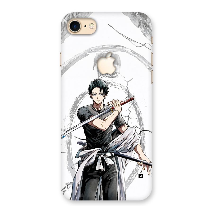 Yuta With Katana Back Case for iPhone 7 Apple Cut