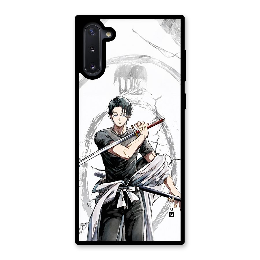 Yuta With Katana Glass Back Case for Galaxy Note 10