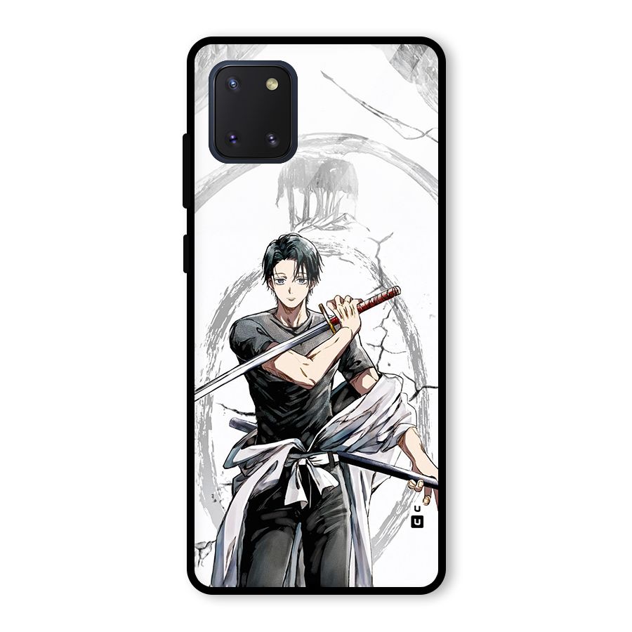 Yuta With Katana Glass Back Case for Galaxy Note 10 Lite