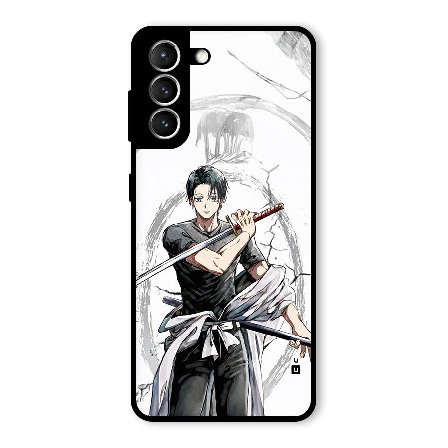 Yuta With Katana Glass Back Case for Galaxy S21 5G