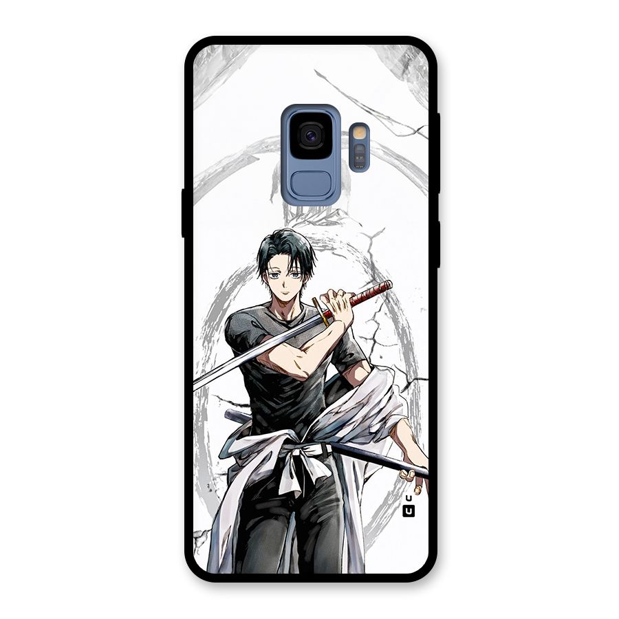 Yuta With Katana Glass Back Case for Galaxy S9