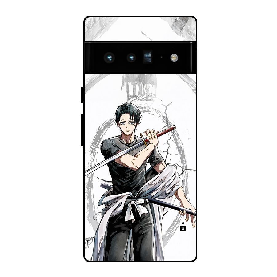 Yuta With Katana Glass Back Case for Google Pixel 6 Pro